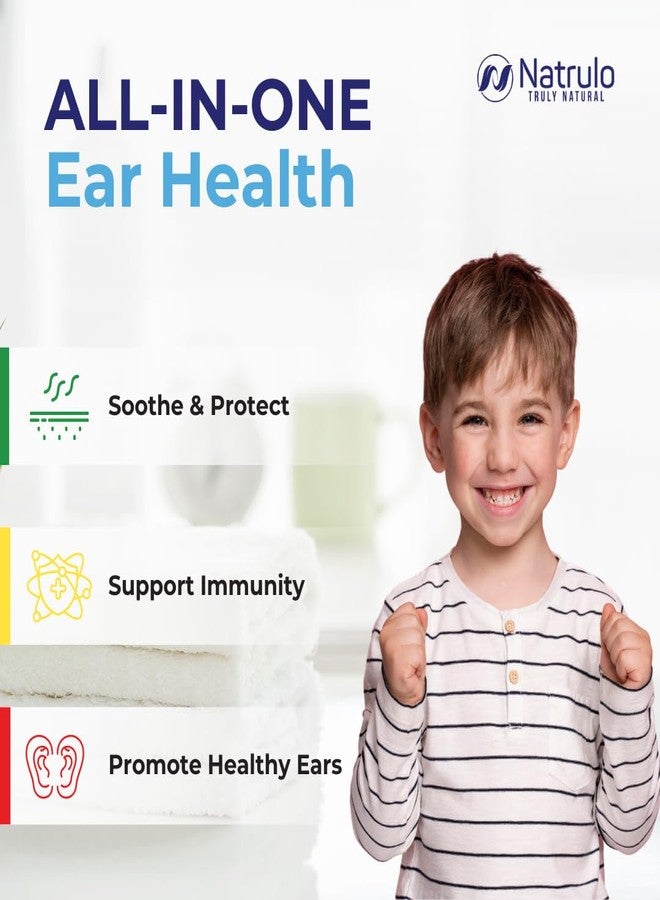 Natrulo Natural Ear Drops for Kids Ear Infection Treatment – Organic Children Ear Oil Drops Relieves Ear Aches, Itchy Ears, Infections, Swimmer's Ear, & Loosens Wax – Kids Safe, Made in USA - Image 3